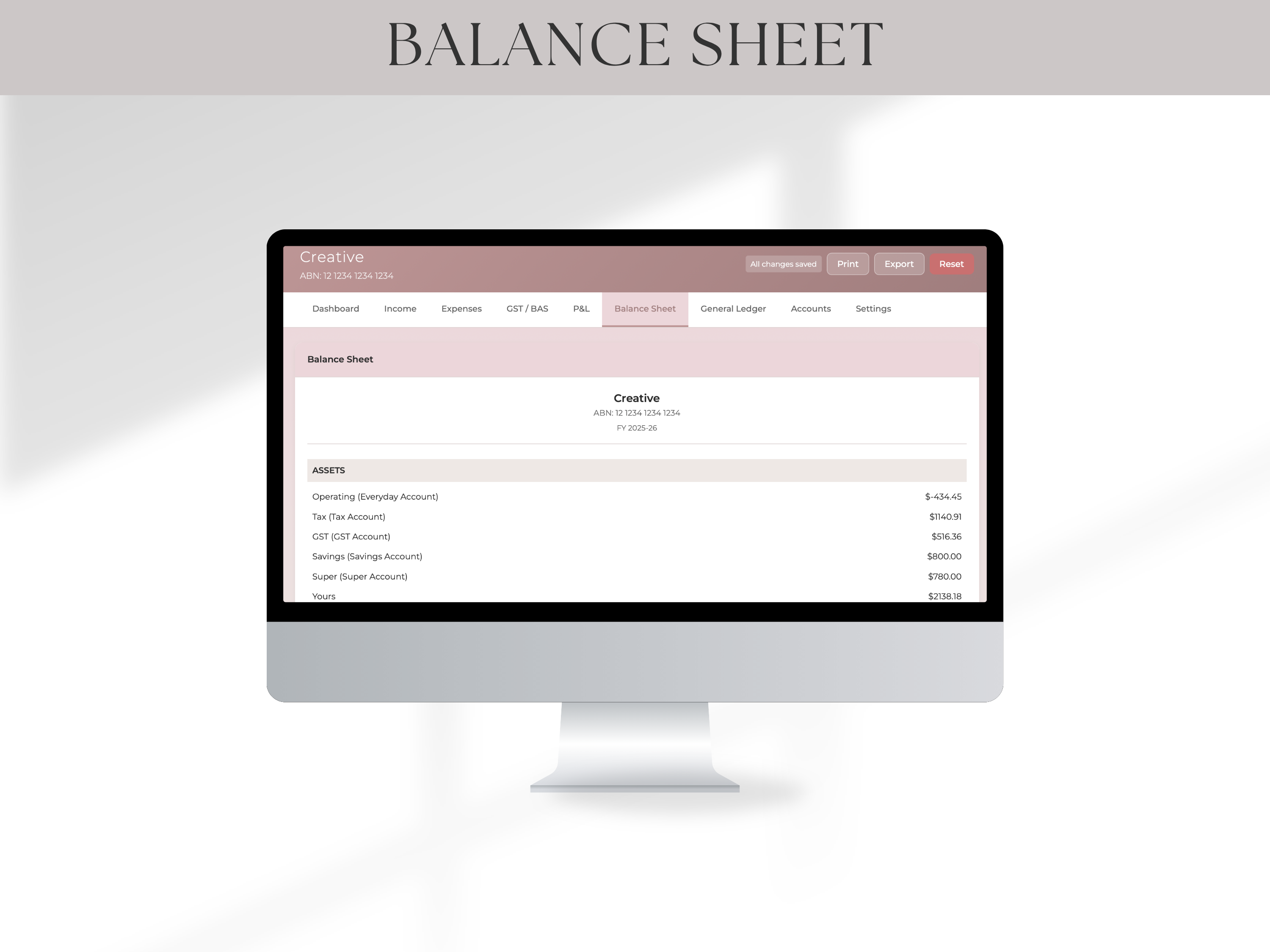 Balance Sheet